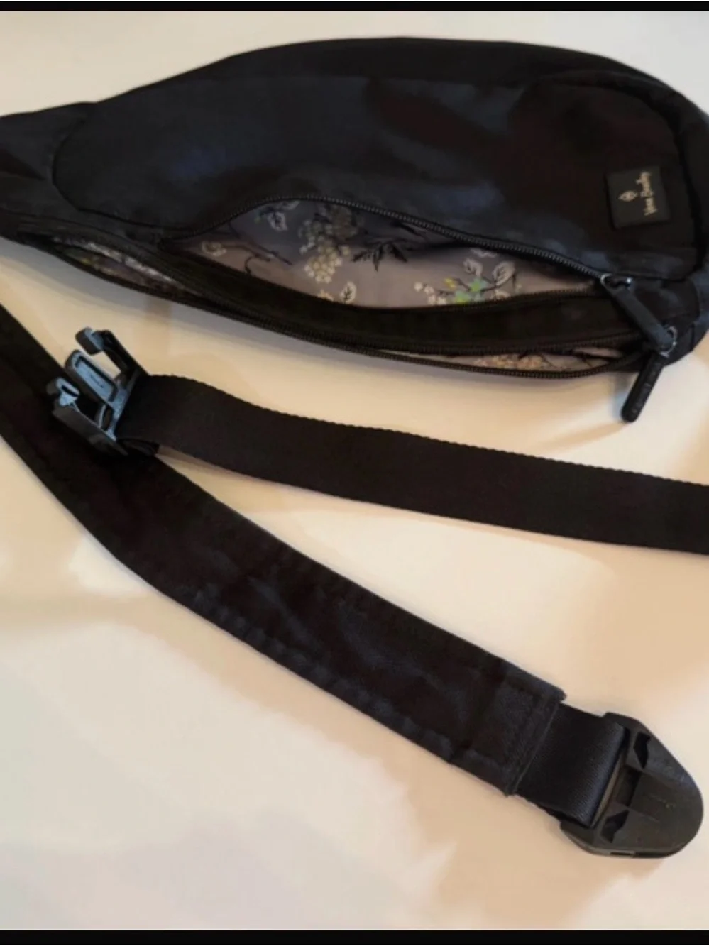 Vera Bradley Black Sling Belt Bag
